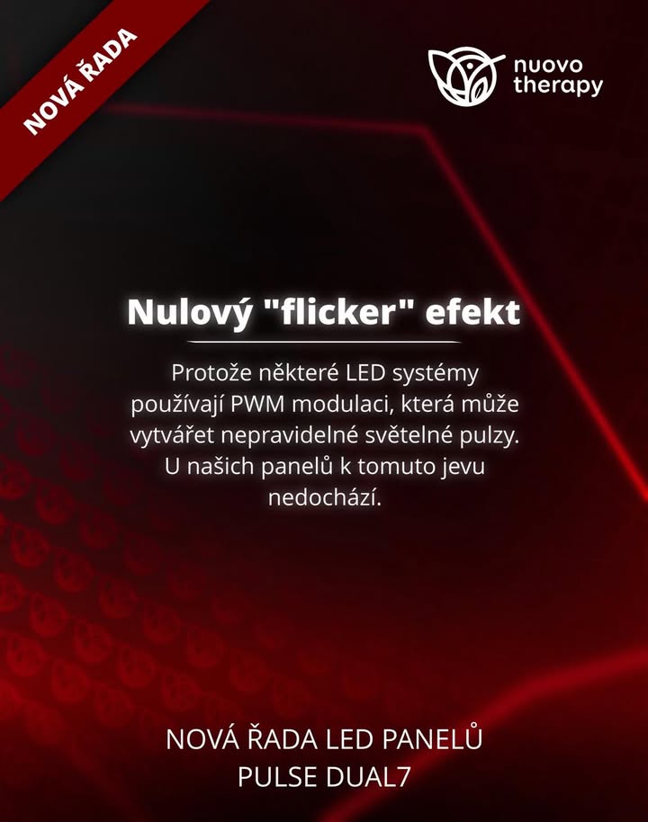 🔴 Nulový „flicker“ efekt 🔴 NOVÉ Panely Pulse Dual7 využívají profesionální LED diody se stabilizovaným napájením…